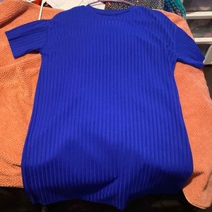Royal blue dress